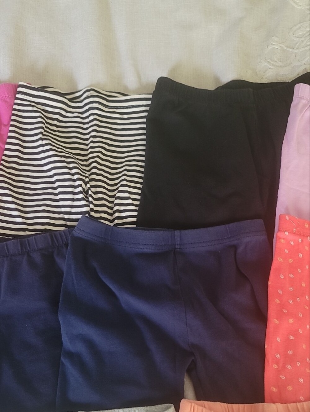 x14 Girls Assorted Solid And Print Bike Shorts, Sizes 7-8 - Picture 6 of 10